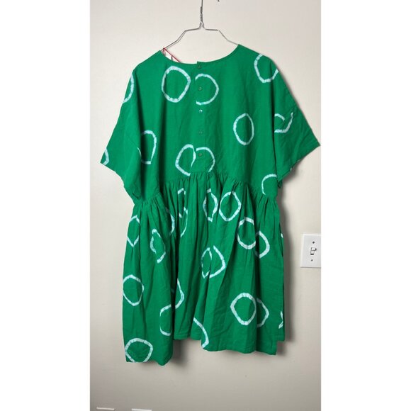 NOR BLACK NOR WHITE GREEN DOVER BABYDOLL DRESS - Picture 7 of 10